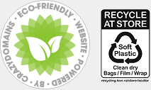 ECO-Friendly Website Powered by CrazyDomains badge