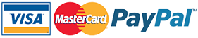 VISA, Mastercard and PayPal logos