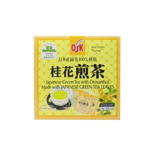 OSK Japanese Green Tea With Osmanthus, 1.3g x 50 teabag