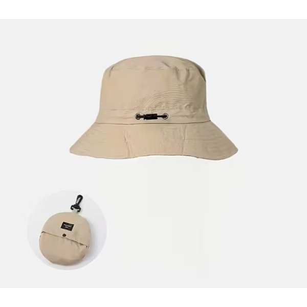 Drawstring Bucket Hats Breathable, Sun, Travel, Beach, Camping, Fishing, Compact