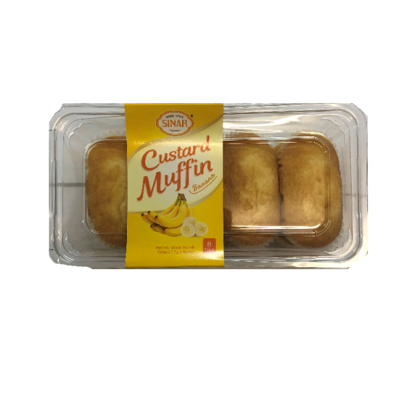 Custard Muffin Banana 8's 220g (VA)