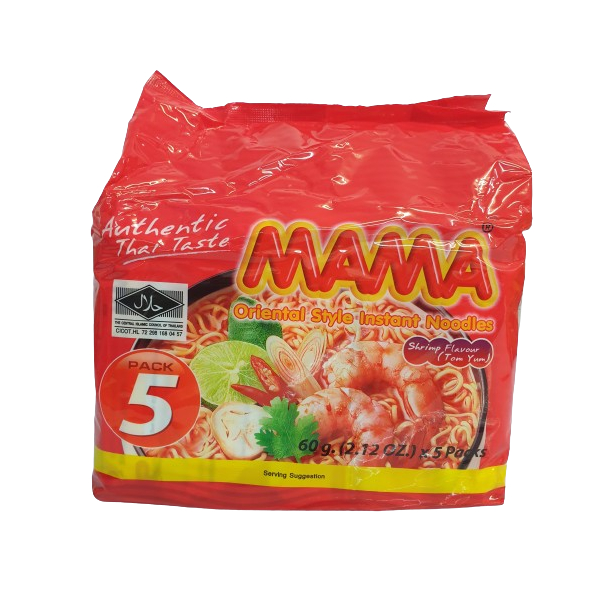Mama Brand Oriental Style Instant Noodles 60g x5's