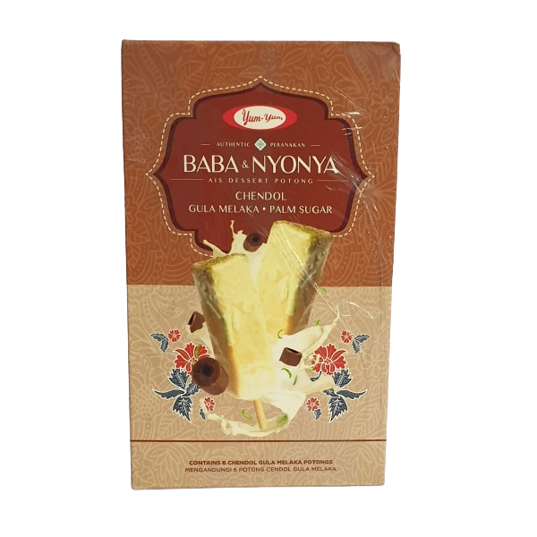 Yum Yum Ice Dessert Potong Baba Nyonya - Chendol Gula Melaka 6's