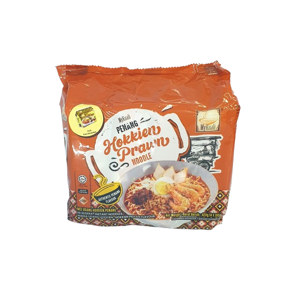 Mykuali Penang Hokkien Prawn Mee 4's x105g