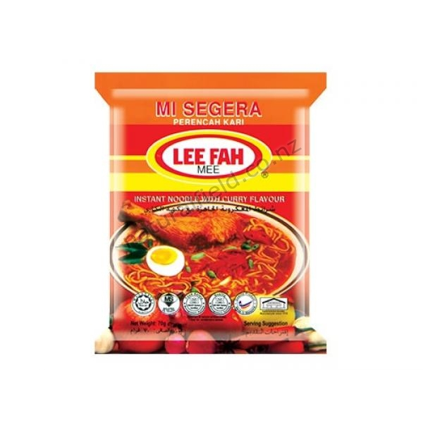 Lee Fah Curry Instant Noodle 70gx5's