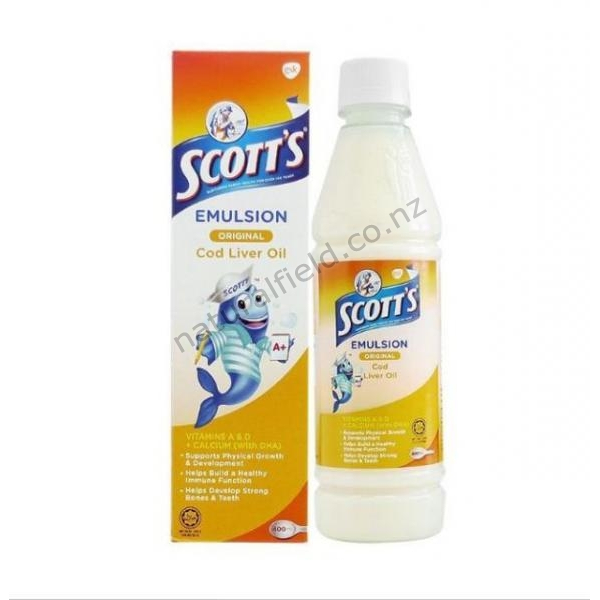 Scott White Cod Fish Oil 400ml