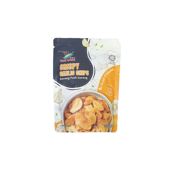 Crispy Garlic Chips 85g  Polybag