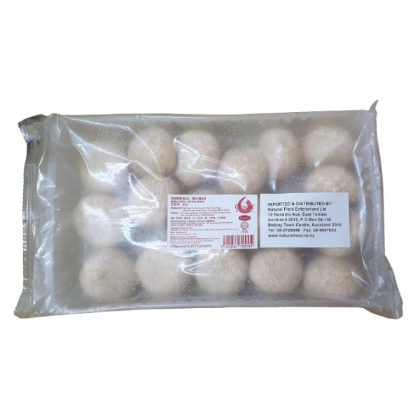 Glutinous Sesame Balls Red Bean 18's 芝麻枣-豆沙 32g