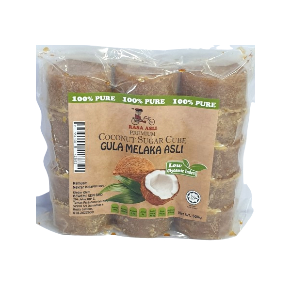 Rasa Asli Coconut Sugar Cube 500g