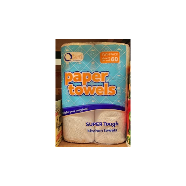 2 x 60S Kitchen Paper Towels 2Ply