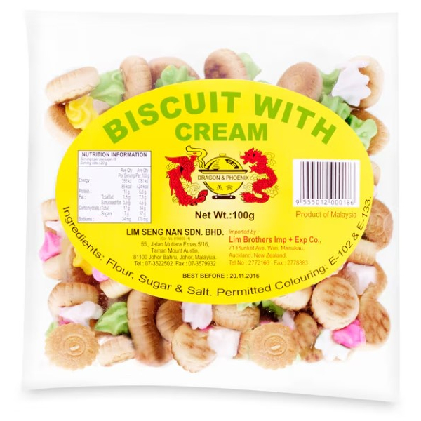 Biscuit With Cream 100g (VA)