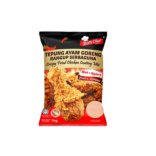 Bon Chef Fried Chicken Flour 1kg hot & spicy