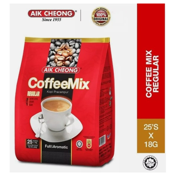 Aik Cheong 3in1 Instant Coffee 18g x 25s