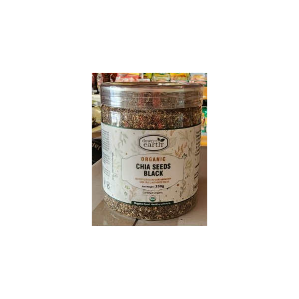 DE Organic Chia Seeds Black 350g