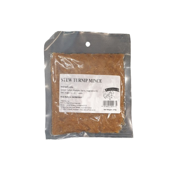@Stew turnip mince 200g