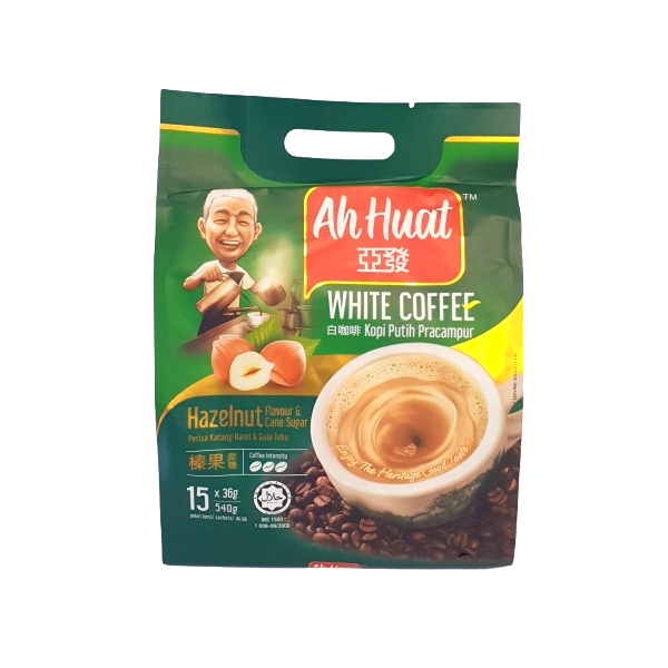 Ah Huat Hazelnut & Cane Sugar 38g x15's =570g (VA)