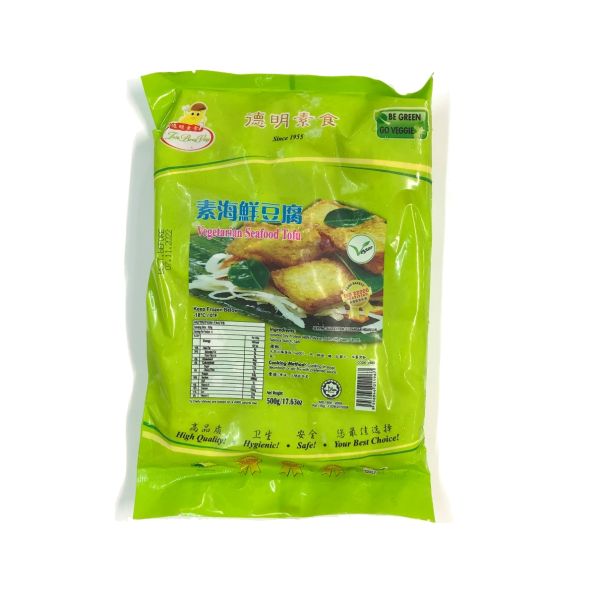 Vegetarian Seafood Tofu Slice 500g (V)