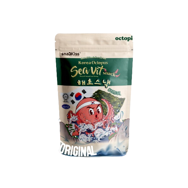 Korea Seavit Octopus Crackers (Original) 40g