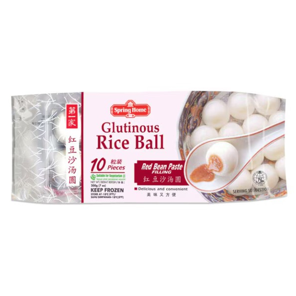 Spring Home Red Bean Rice Balls 200g (VA)