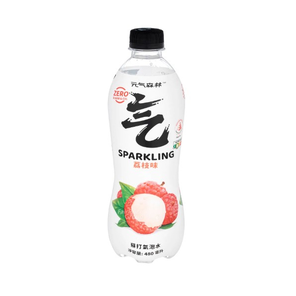Gf Sparkling Water Lychee Fizzy 480ml