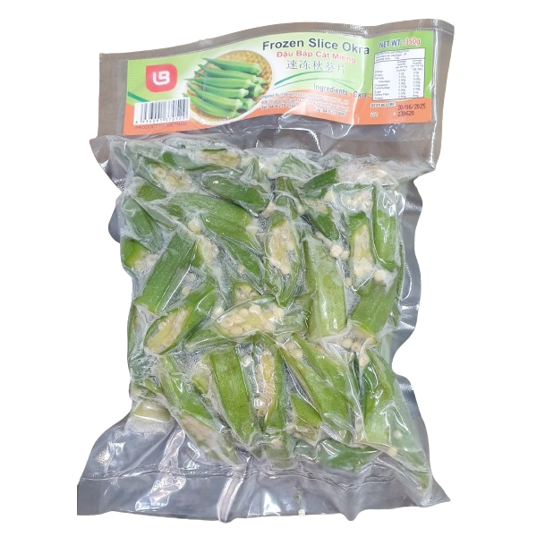 Frozen Sliced Okra 350G. (V)