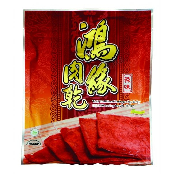 HY BBQ Soy Jerkey Spicy 180g (V)
