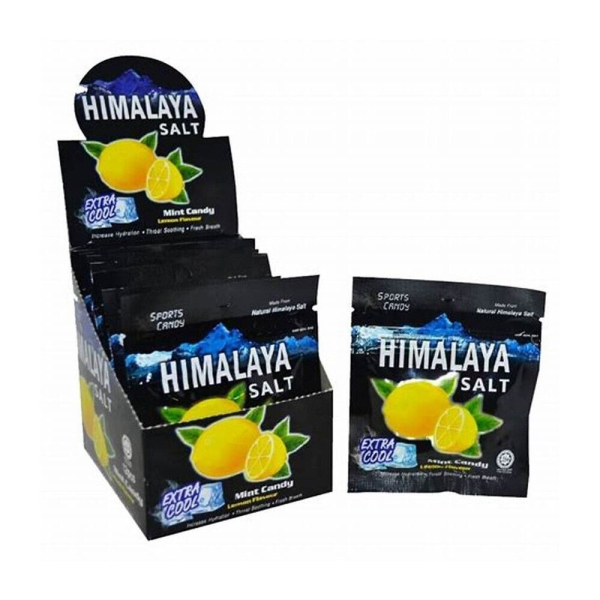 Himalaya salt 15g Lemon Mint Candy 12 x 6&rsquo;s