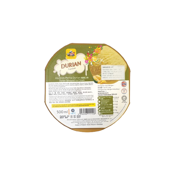 DURIAN FLAVORED ICECREAM 350G