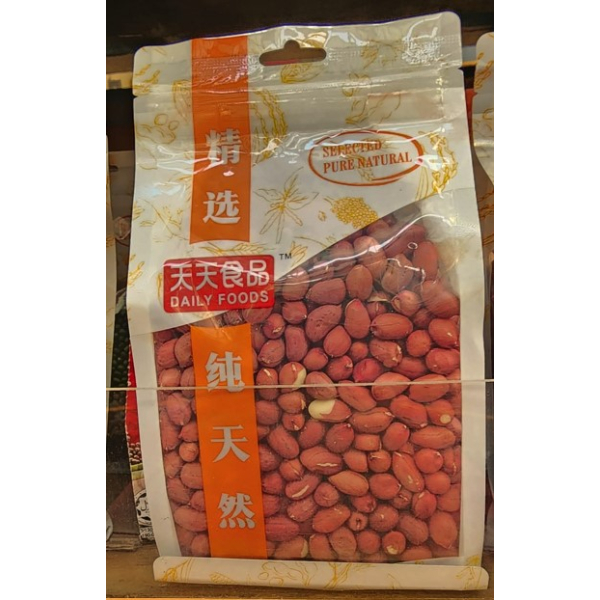 Tian Tian Natural Peanuts With Red Skin 500g