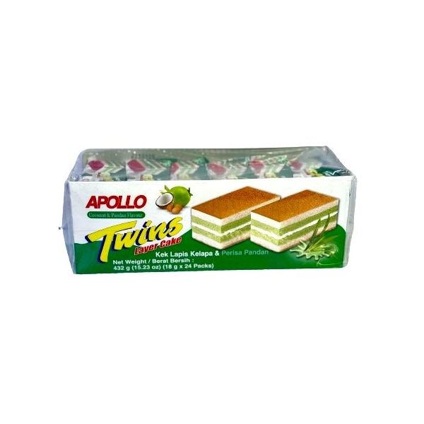 Apollo Coconut & Pandan LayerCake 24's