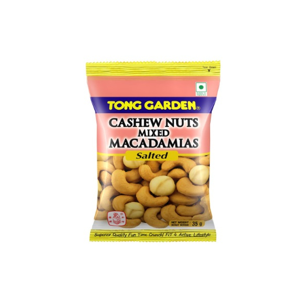 Tong Garden Cashew Nuts Mixed & Macadamia Salted 35g
