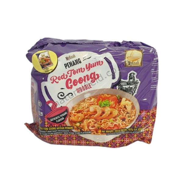 Mykuali Red Tom Yum Gong Mee 4's x105g