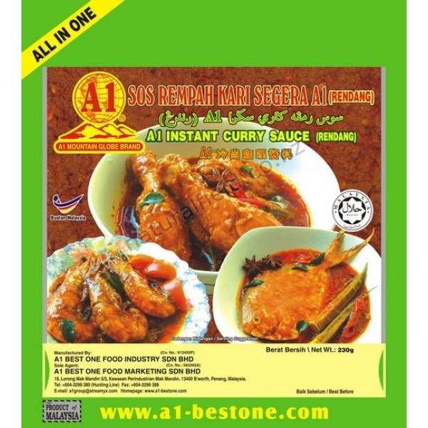 A1 Rendang Curry Sauce 230g (V)