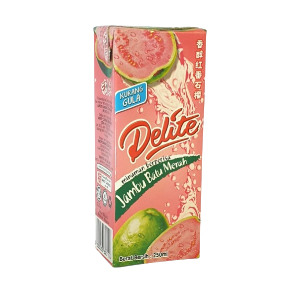 Delite Pink Guava Drink (LS) 250ml x 4 x 6