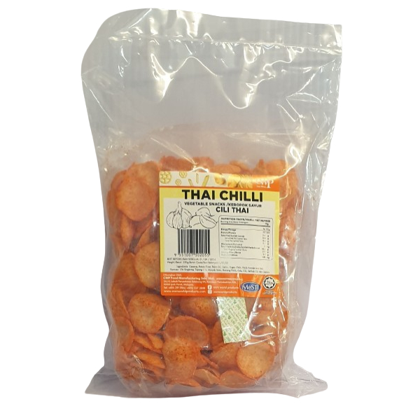 Vegetable Crackers (Thai Chilli)250g Polybag
