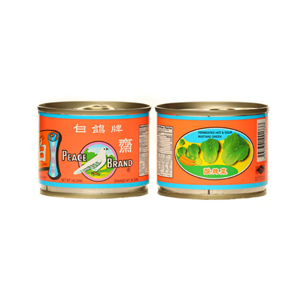 Peace Pigeon Brand Fermented Hot & Sour Mustard Green 140g