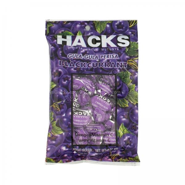 Hacks Blackcurrant Drops 100g (V)