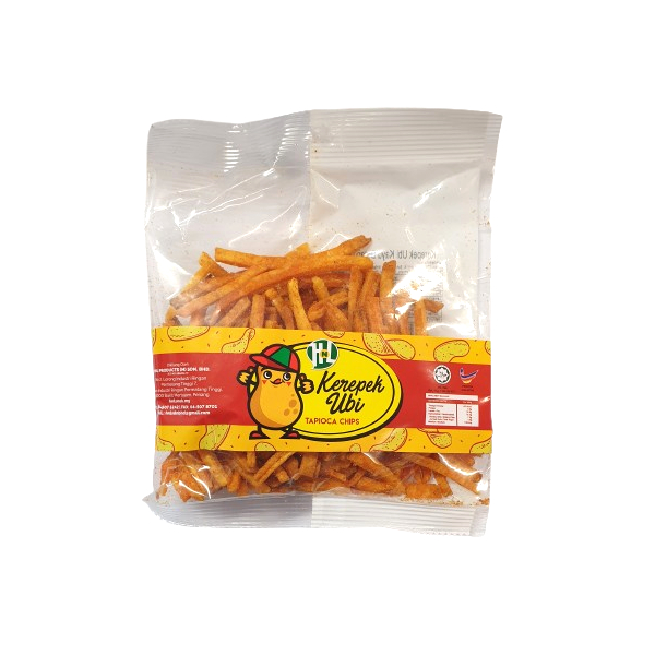 Spicy Flavoured Cassava Sticks (Kerepek Ubi Kayu Batang Kari) 100gm