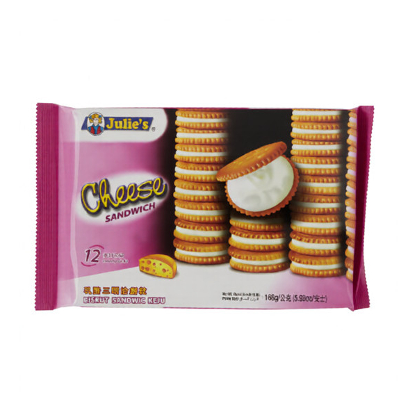 Julies Cheese Crackers 168g