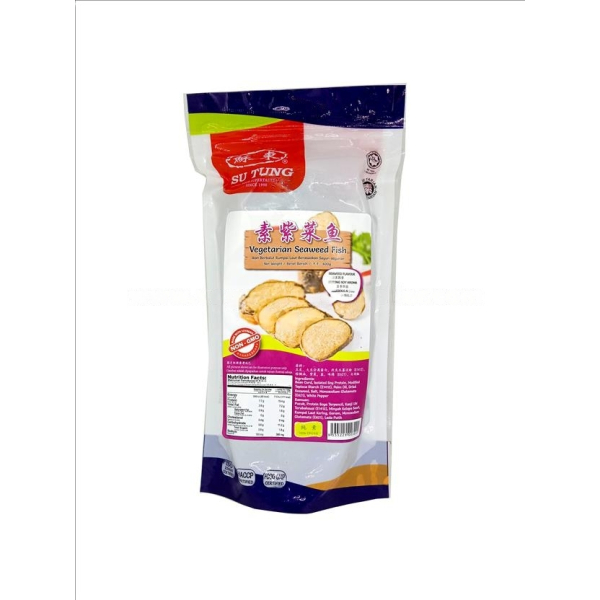 Su Tung Vegetarian Seaweed Fish 蘇東素紫菜鱼 400g Vegan