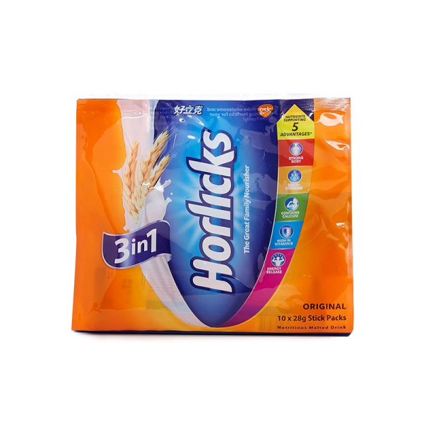 Horlick 3 in 1 Original Powder 28g x 10's (VA)