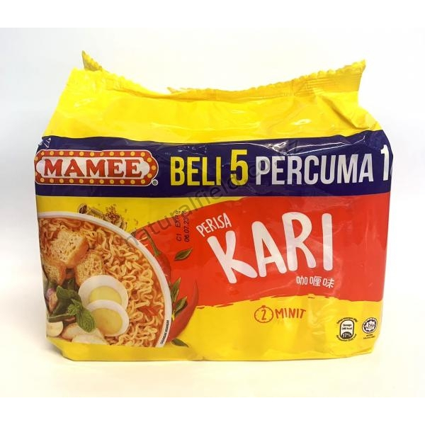 Mamee Curry Noodle 80 x 6's