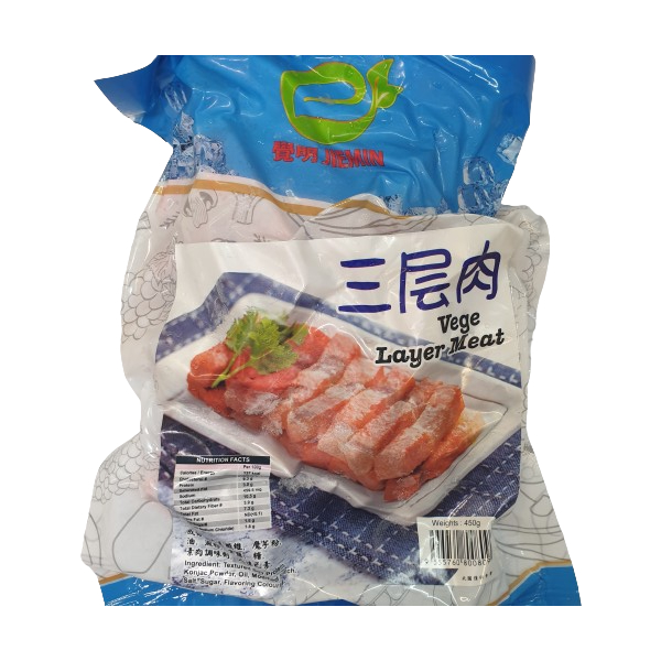 Vegetarian 3 layer vegetarian meat 450g