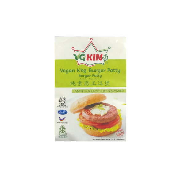 VC Kin Vegan K'ng Burger Patty 4pc /320g (V)