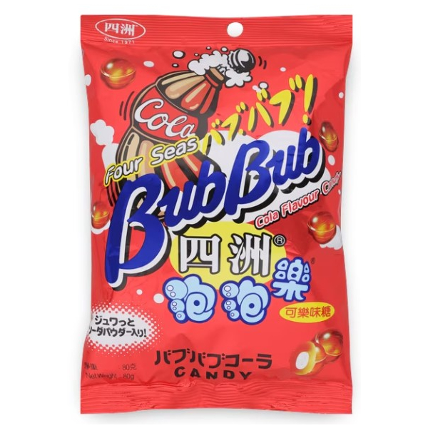 Four Seas Bub Bub Candy Cola 80g