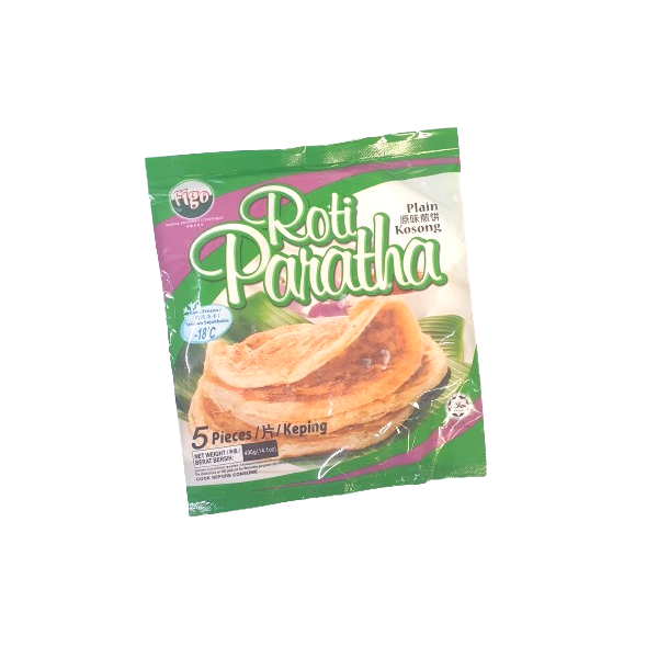 FIGO ROTI PARATHA - PLAIN 5pc=400g
