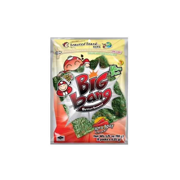 Tao Kae Noi Seaweed Big Bang Hot N Spicy 50g