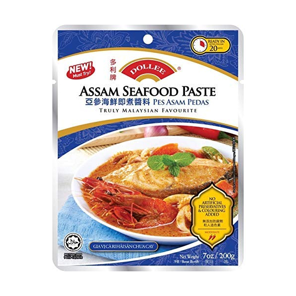 Dollee Assam Seafood Curry Paste 200g