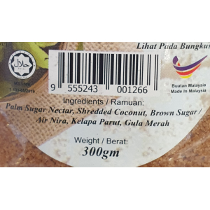 TET Gula Melaka corse 300g