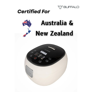 Buffalo BOILSTEAM Stainless Steel 3L Rice Cooker (5 cups)